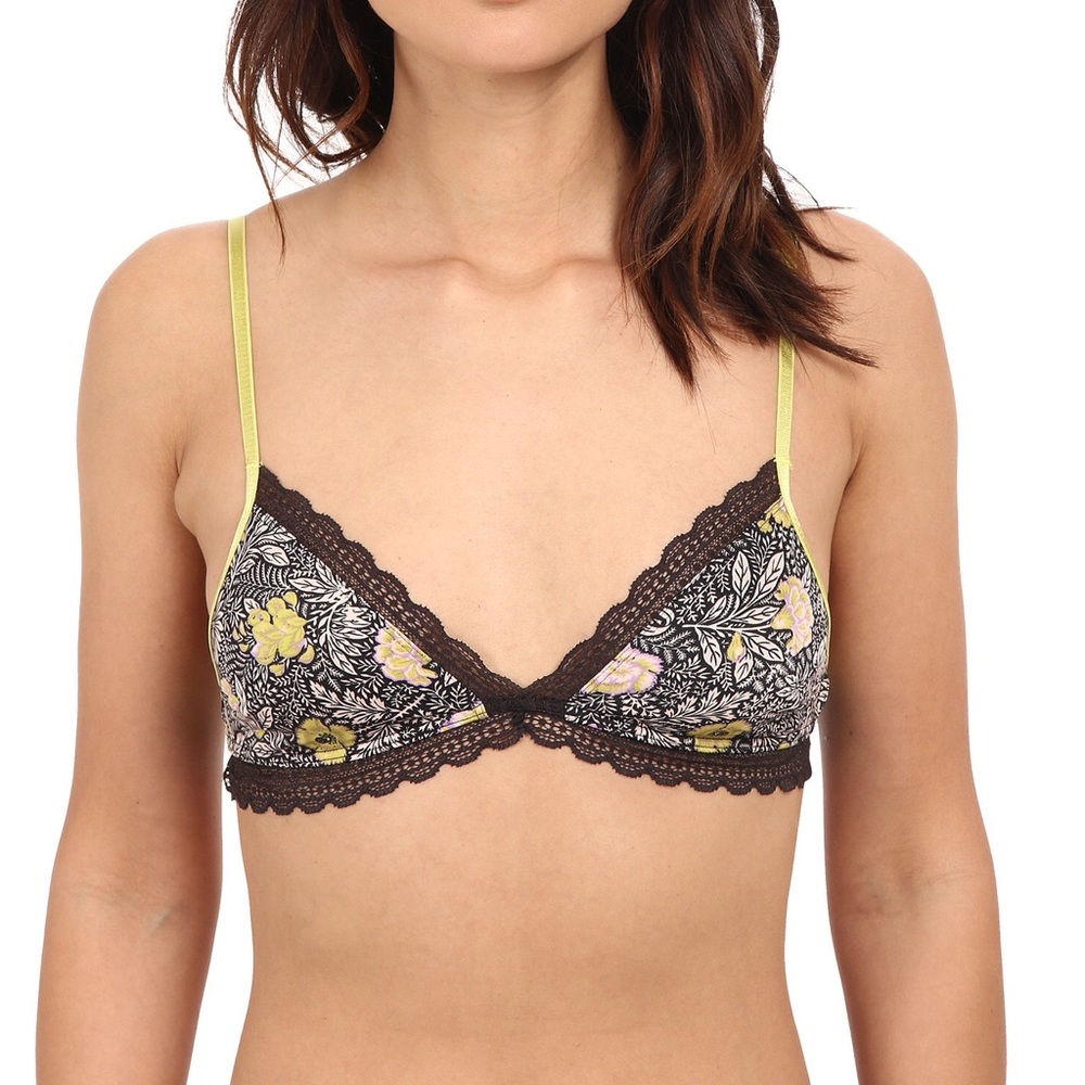 Free People Floral Lace Bralette Bra XS